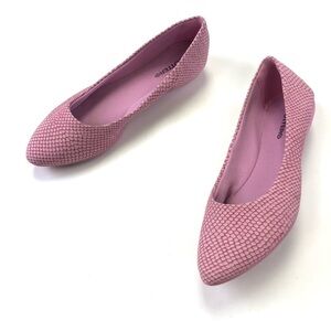 Botter pink rubber sole ballet flats Size 8